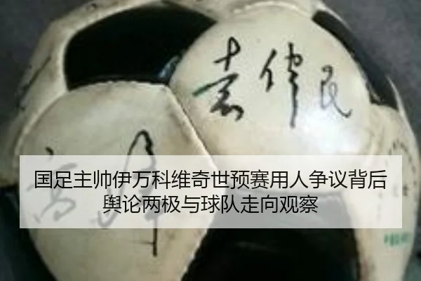 国足主帅伊万科维奇世预赛用人争议背后舆论两极与球队走向观察